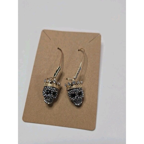 Jewelry Lot Skull Spooky Gothic Skeleton Theme Clean Curated Bundle Free Gift - Picture 11 of 16